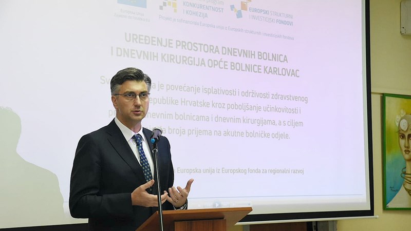 Modernizacija karlovačke bolnice uz europska sredstva primjer je napora Vlade da osuvremeni hrvatsko zdravstvo 